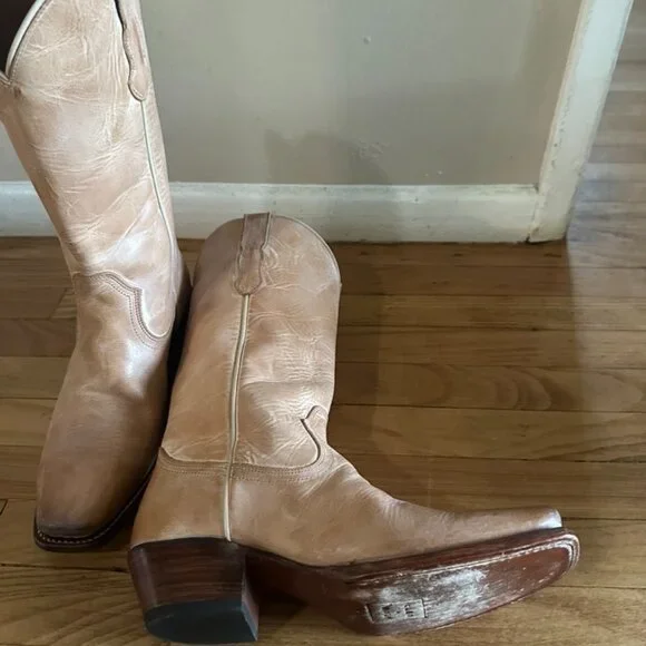 Cleo + Wolf “Ivy” Square-Toe Western Boots – Tan – Size 7 (Used Once) - Picture 6 of 10